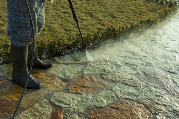 Stone Power Washing in Milton