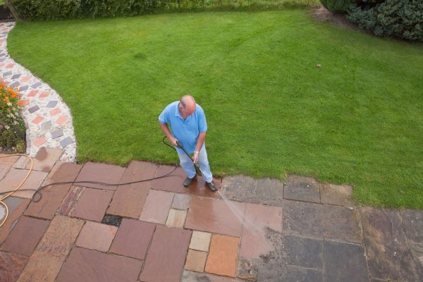 Pavers Pressure Washing in Milton