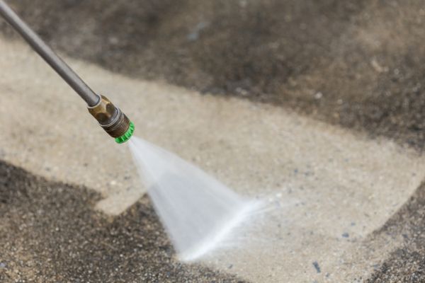 Concrete Patio Cleaning in Milton