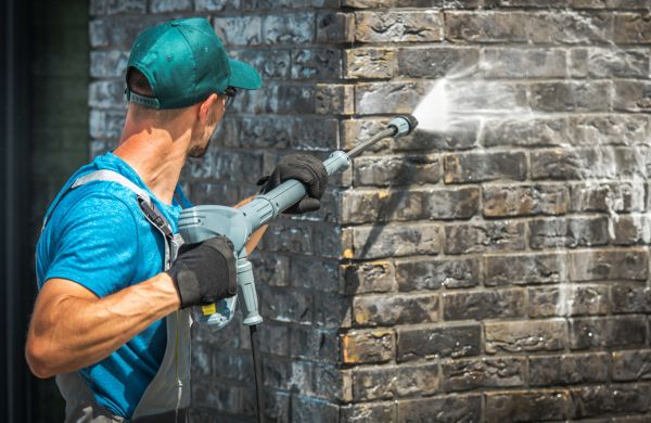 Brick Wall Cleaning in Milton