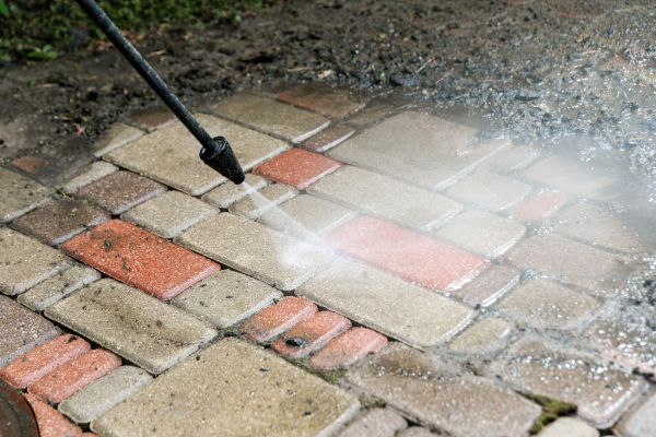 Paver Patio Cleaning in Milton