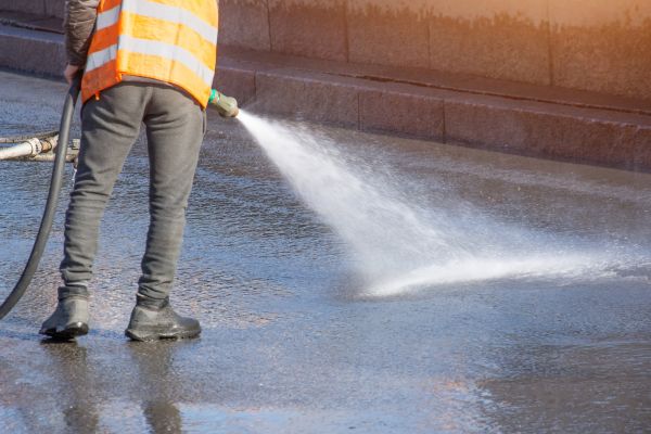 Asphalt Pressure Washing in Milton