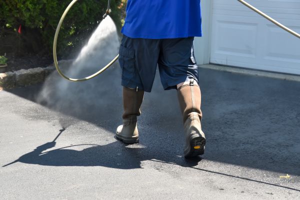 Asphalt Driveway Cleaning in Milton