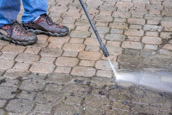 Stone Patio Cleaning in Milton